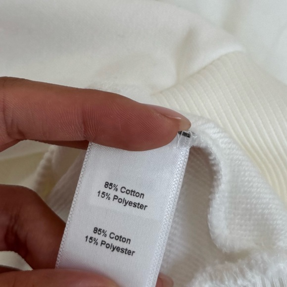 Cinq à Sept Smiley Face Sweatshirt White – Size M – NWT - Picture 5 of 5